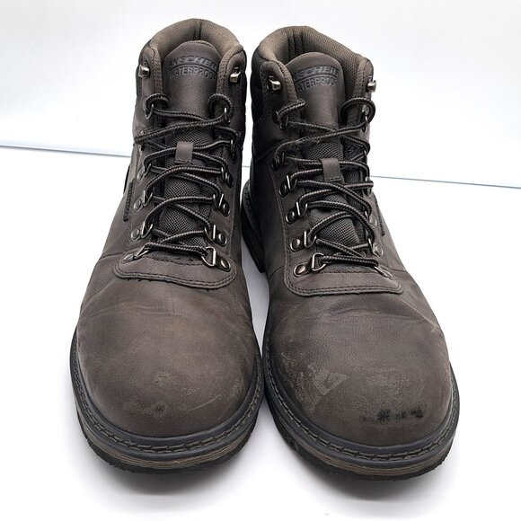 Skechers Men's Corado Lace Up Waterproof Boot -  Size 11.5 - Picture 4 of 14